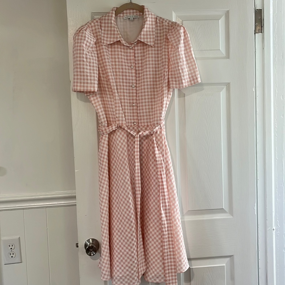 Gingham Barbie Dress |Preston & York Dress Women’s 16 |Halloween Costume